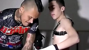 Sexy french twink get started to sado maso fetish by pablo bravo