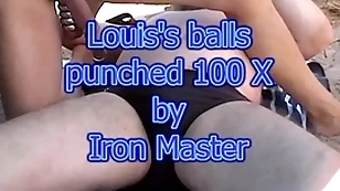 Testicle prizefighting on louis away from iron master