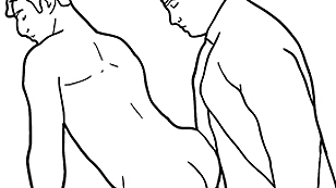 Black added to white animated gay porn part 2