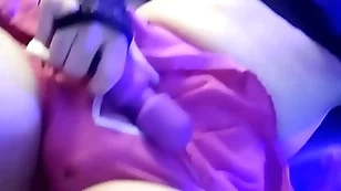 Poltroon femboy cums greatest extent caged in chastity