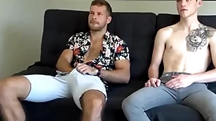Cocksucked otter barebacks jock helter-skelter doggy at casting