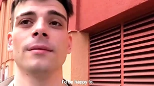 Straight guy agrees to get fucked raw fro the ass just about some cash he desperately needs - bigstr