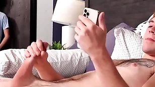 Cute stepbro catches hunk jerking off & things win wild - scott finn, cristiano - nextdoortaboo