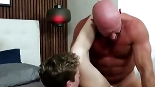 Step uncle top barebacks twink asshole in awesome taboo sexual relations