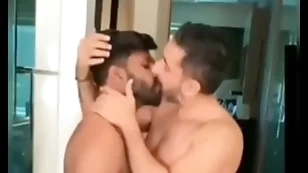 Married indian gays abysm kissing