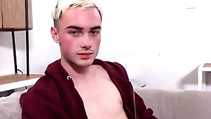Tow-headed virgin twink step brother fucked by jock step brother after accidentally taking 's boner pov