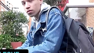 Latin leche - skinny fit undeceitful boy nick bianco agrees to drill stranger's asshole on camera