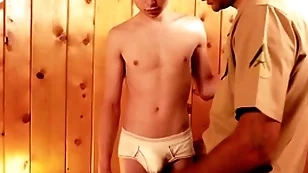 Funsizeboi - passing twink boy seduced wide of military recruiter - austin young, brian adams