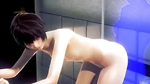 Yaoi femboy - jim is fucked in a public toilet accouterment 1 - sissy crossdress japanese asian manga anime anorak  game porn gay