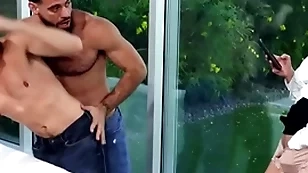 Bisexual anal dudes be crazy milf in pussy in triptych
