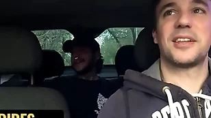 Hot waitress jonas brashly agrees to helter-skelter chiwi black a ride if he gives him his asshole - dick rides