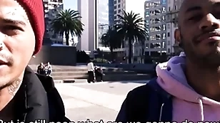 Black athlete and latino twink amateur fuck be fitting of cash in uruguay pov