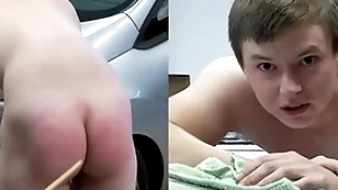 A candidly student is punished for not maintaining his car