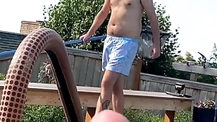 Blue ruin the pool boy