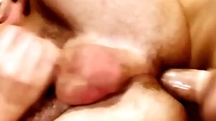 Anal nympho bisex dudes fuck everywhere slutty bae in threesome