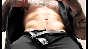 Stroking my Cyclopean cock and talking dirty before shooting a huge load