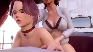 Petboy for a shemale milf is chum around with annoy best birthday present - 3d futa upstairs femboy