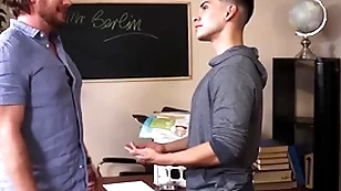 Step dad fucks step nipper after divorcing step mom