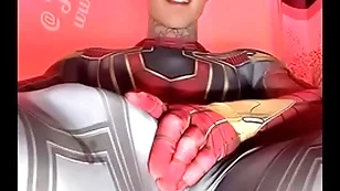 Jakipz executive cum together with superhero cosplay