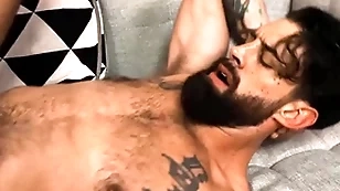 Tatted hunk topped by Cyclopean cocked stranger - alpha wolfe, blake wilder - nextdoorbuddies