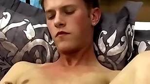 Charming young twink carson diamond anal plays and jerks off