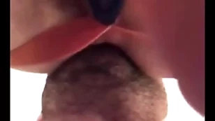 Spit flying everywhere while being rimmed